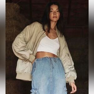 Blank NYC Nylon Bomber In Auto Pilot